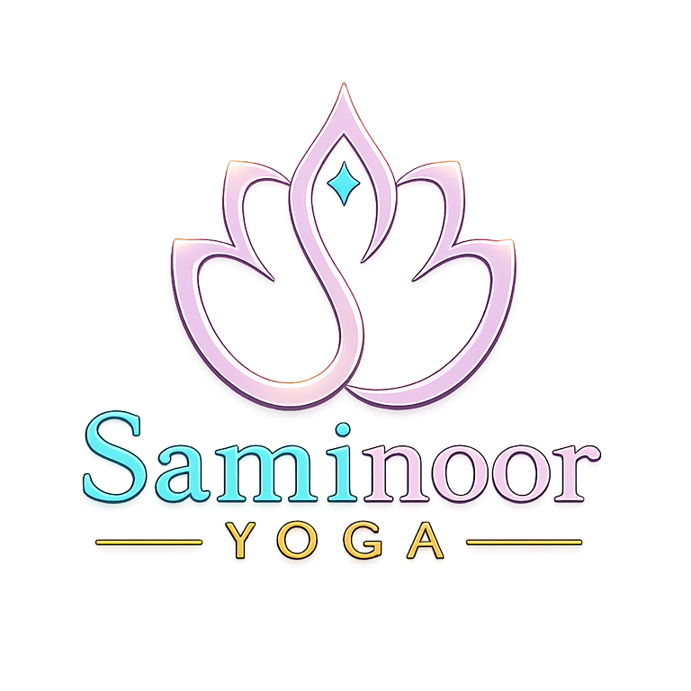 Saminoor Yoga — lotus emblem